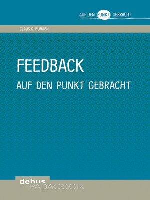 cover image of Feedback auf den Punkt gebracht